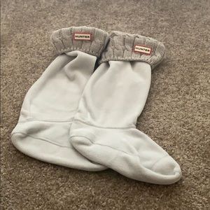 Hunter Boot Socks - Cable Knitted Cuff